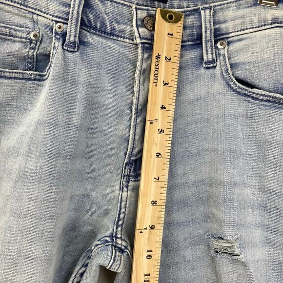 NWT Hollister Advanced Stretch Stacked Skinny Men’s Jeans 32x30 Light Blue Denim - Picture 6 of 12